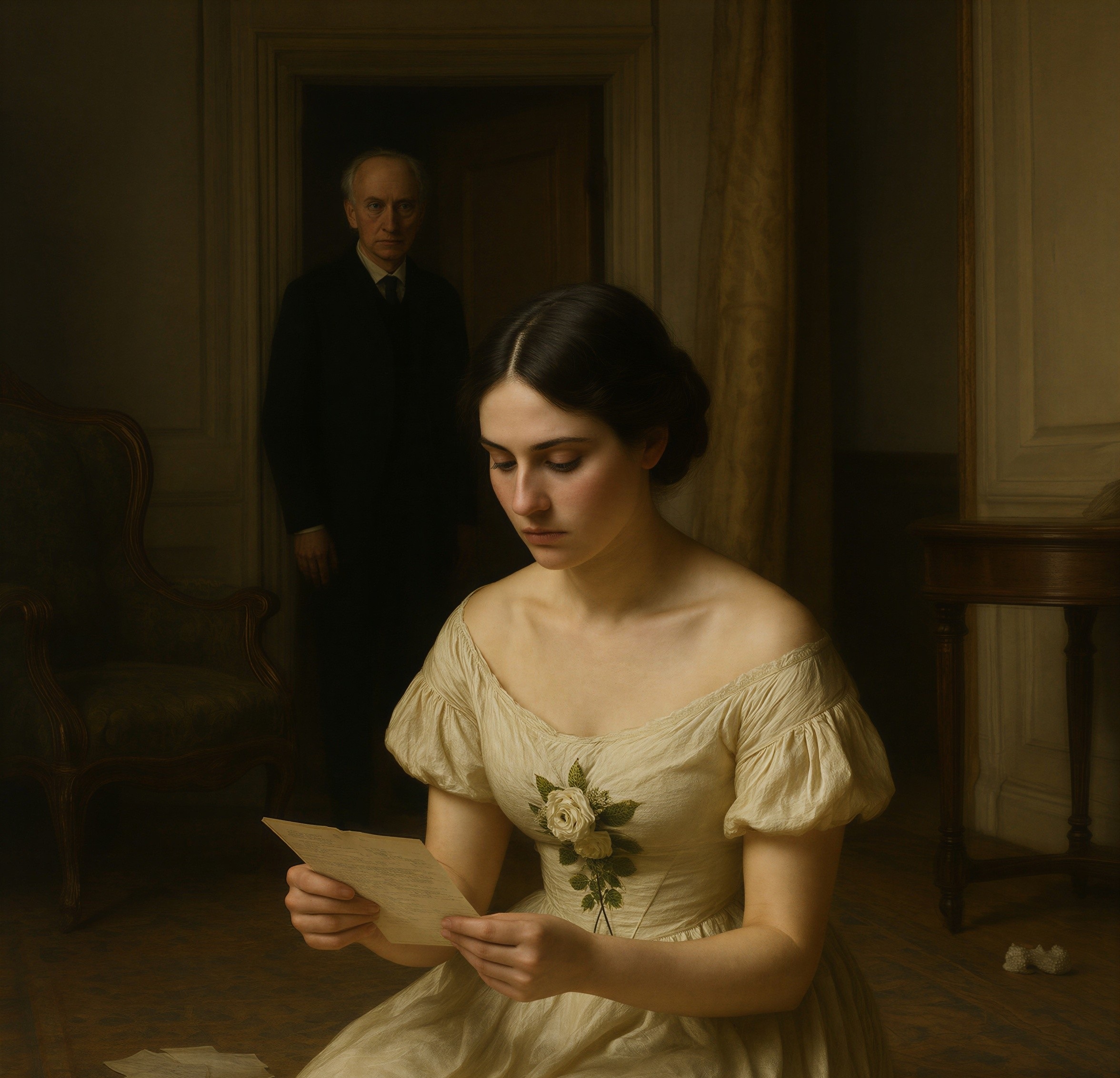 «Она сидела на полу...»: Скорбь души, сожженной любовью