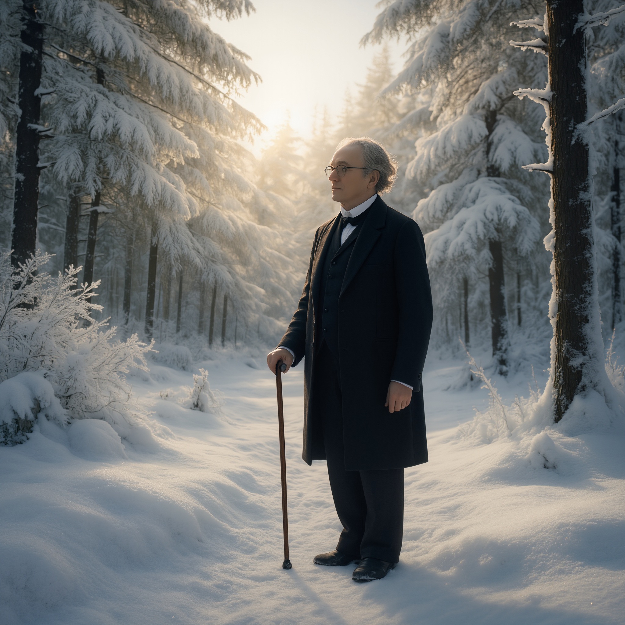 «Чародейкою Зимою»: Лес, скованный сном. Как Тютчев создаёт гимн меланхолической красоте